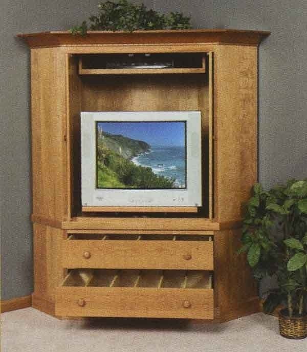 Corner tv cabinets with doors 2