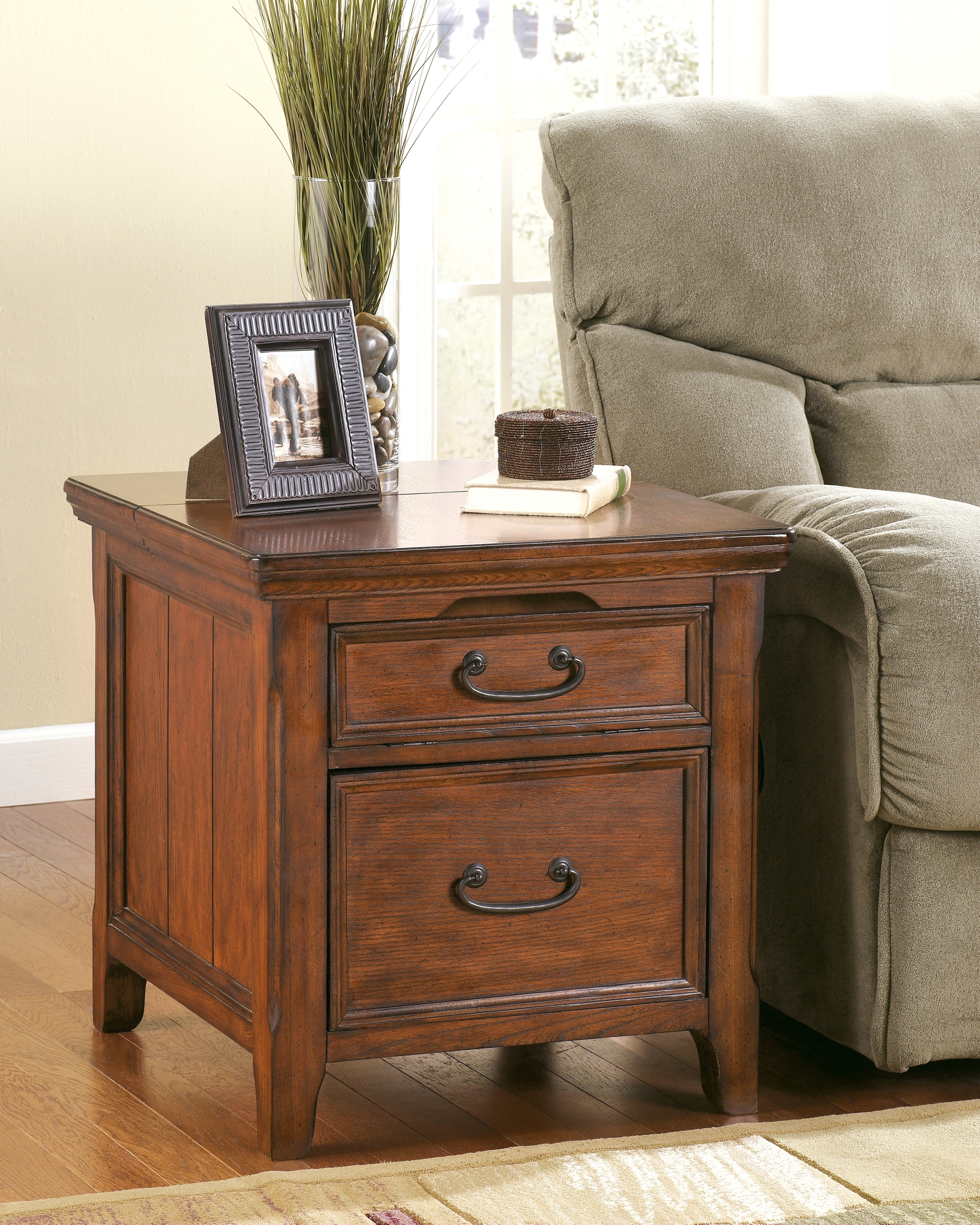 oak end tables