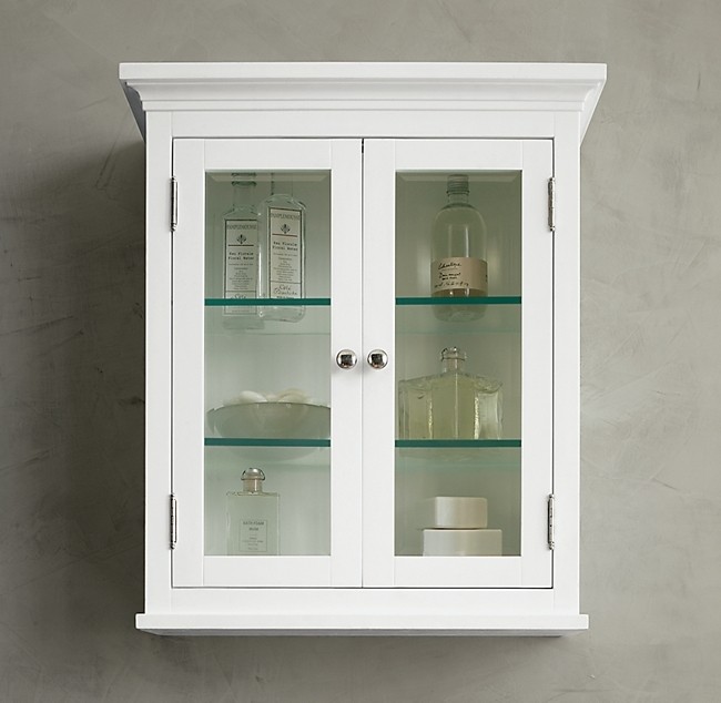 Glass wall curio cabinet