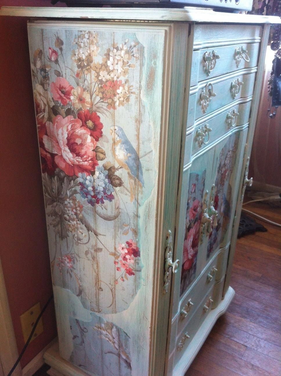 Hand Painted Chest Of Drawers - Foter