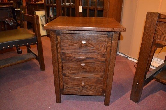 Mission Oak End Table Or Night Stand
