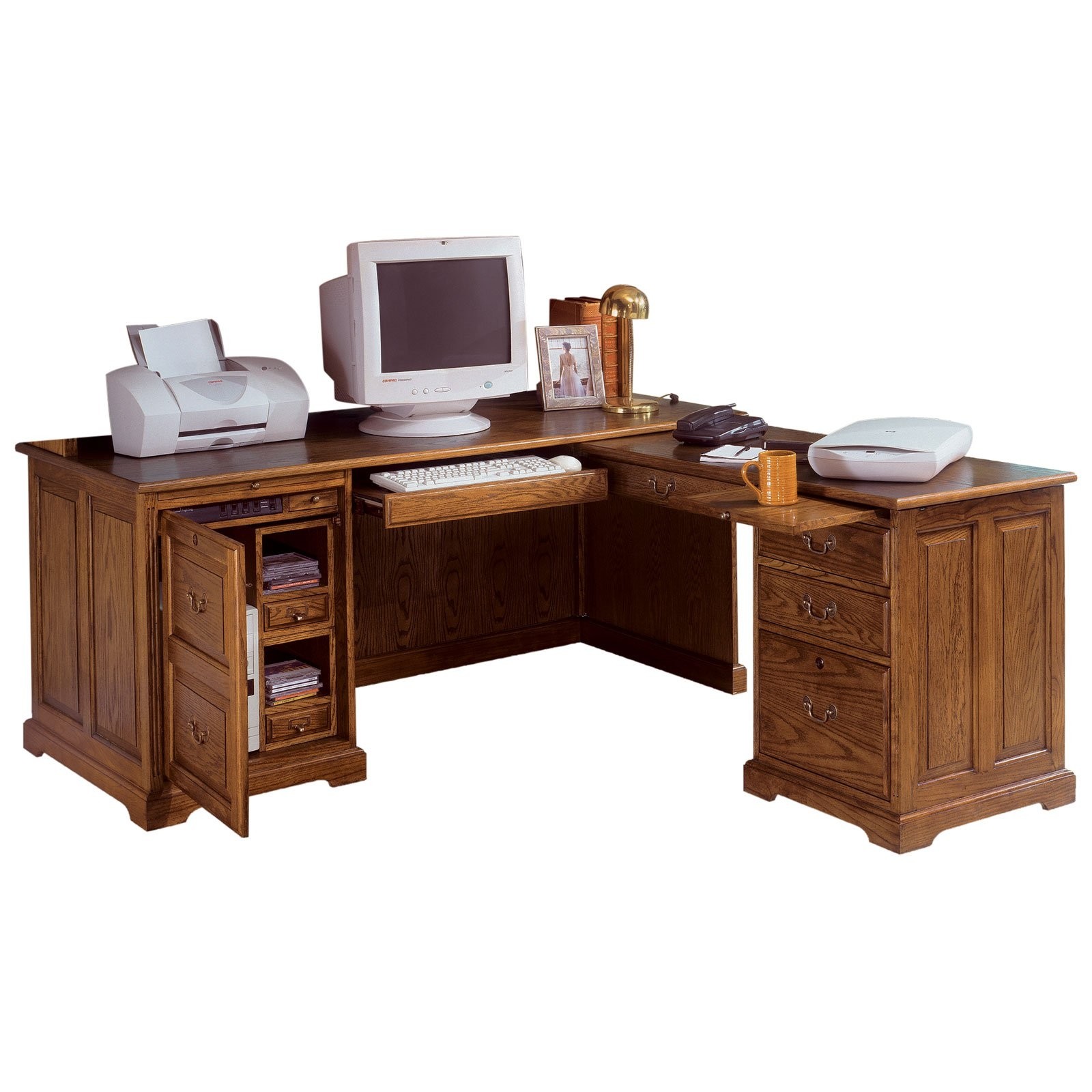 Solid Wood L-Shaped Desks - Foter