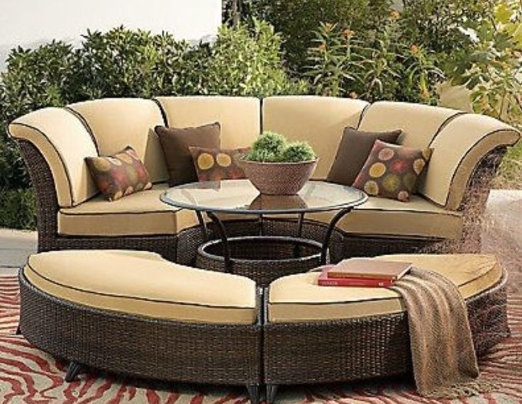 Round Outdoor Ottoman - Ideas on Foter