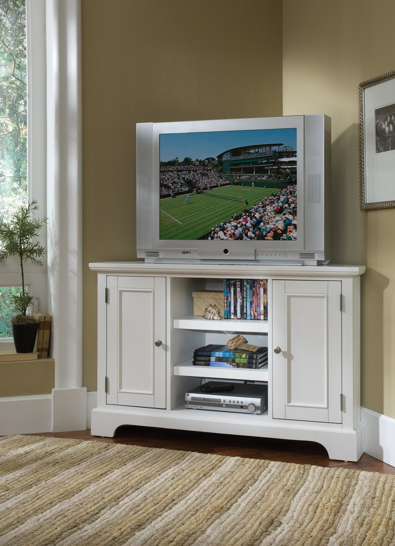 Corner TV Cabinets With Doors - Foter