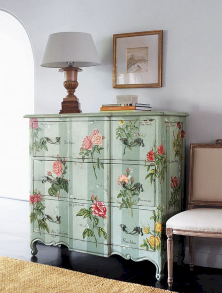 Hand Painted Chest Of Drawers - Foter