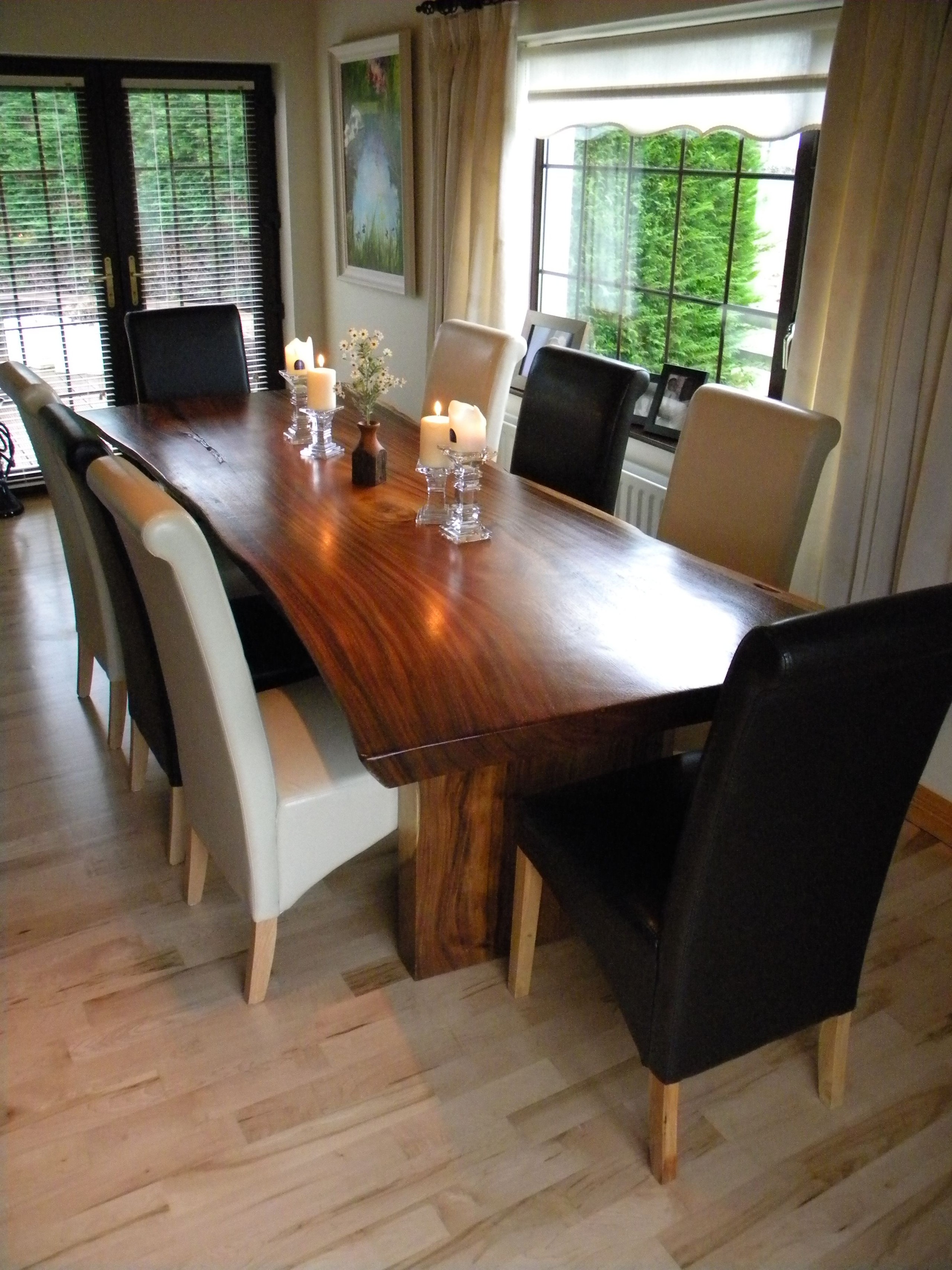 Square dining tables for 8 - jordinspired