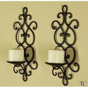 Wall Sconces Candles Wrought Iron - Foter