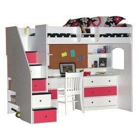 Top Bunk Bed With Desk Underneath Ideas On Foter