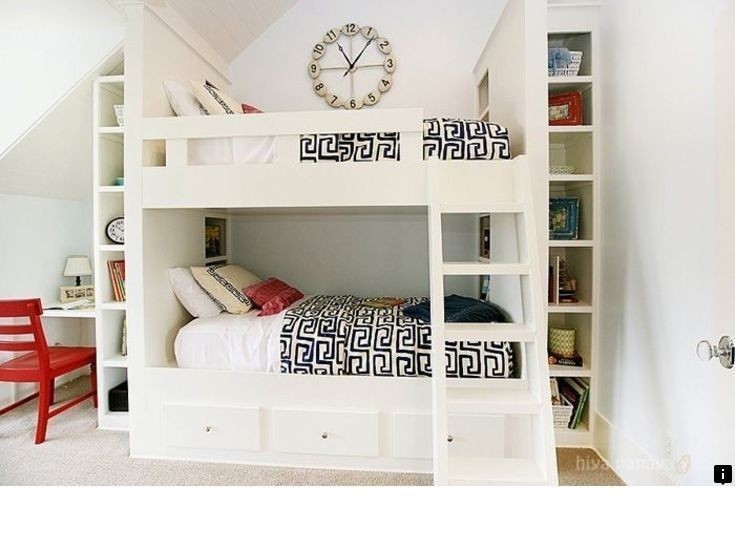 Bunk beds with full bed on bottom