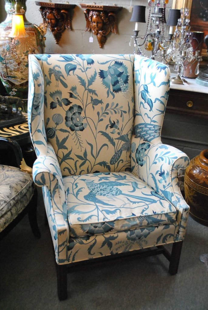 Chippendale Wingback Chair - Foter