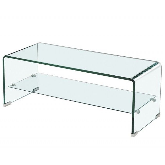 Christopher knight home ramona glass coffee table with shelf