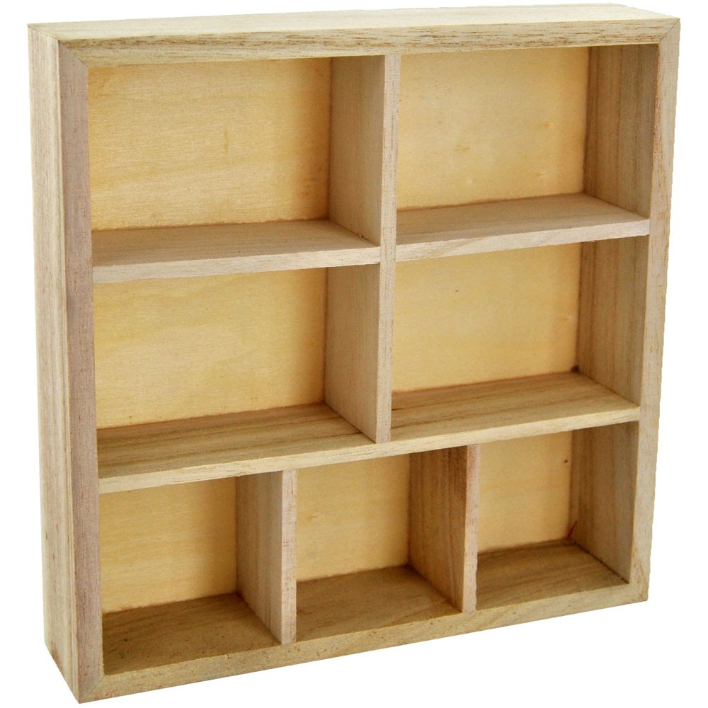 Craft Storage Unit Floating Wall Cube Storage Display Cubes Wood Wooden Shelf