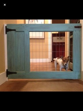 Wood Dog Gate - Foter