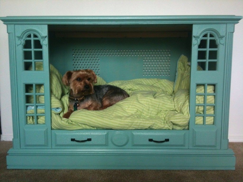 Hidden dog shop bed furniture