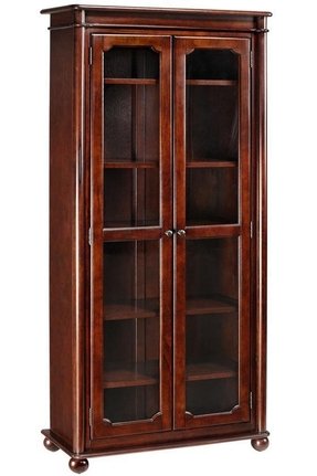 Wood Bookcase With Glass Doors - Ideas on Foter