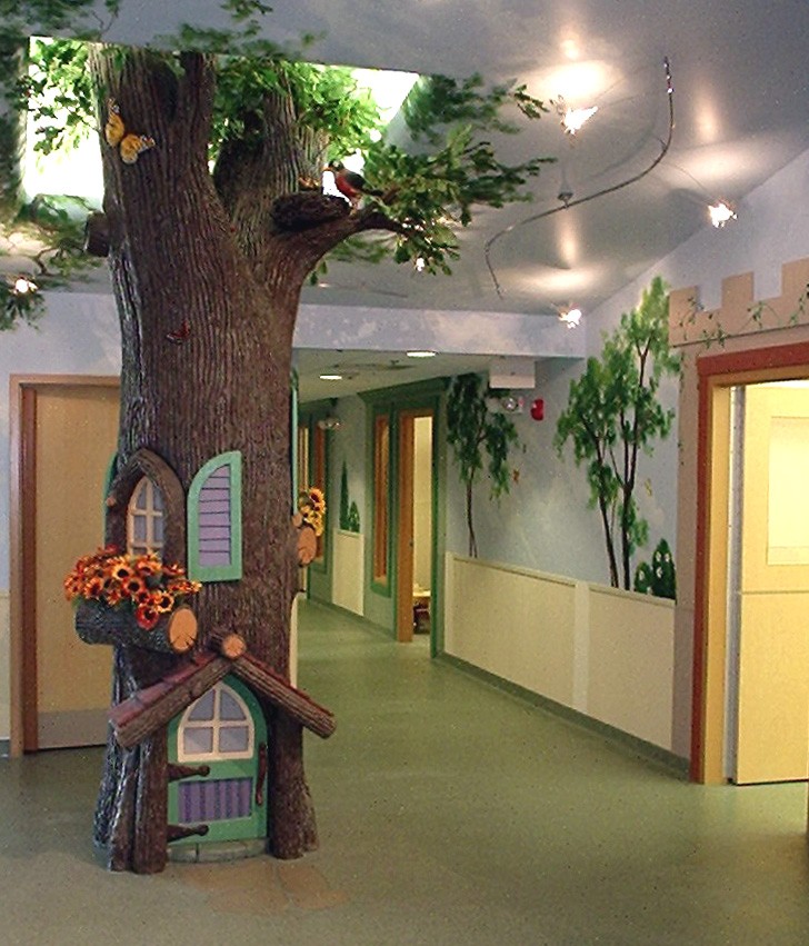 Faux indoor trees 2