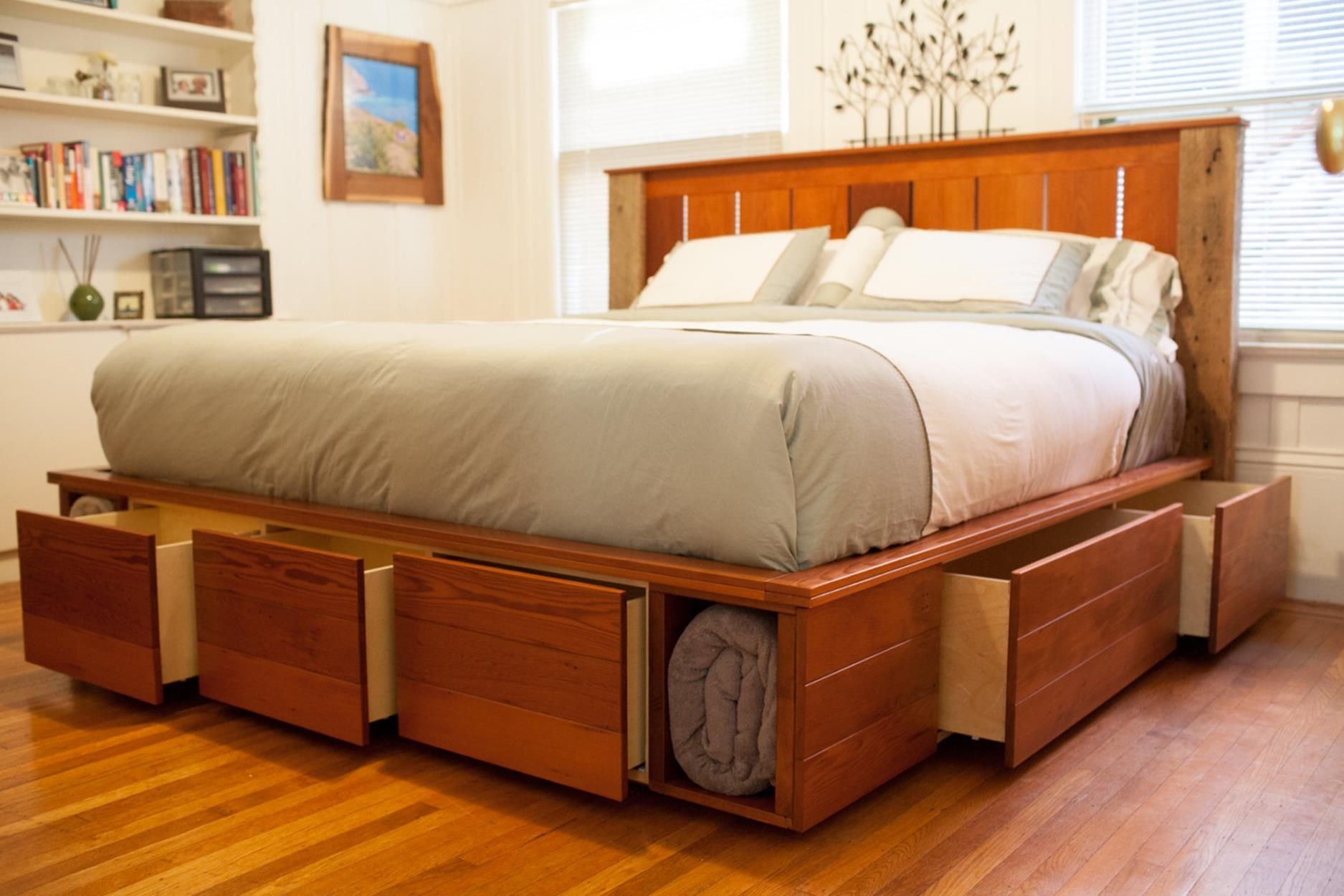 King size captains bed with storage made