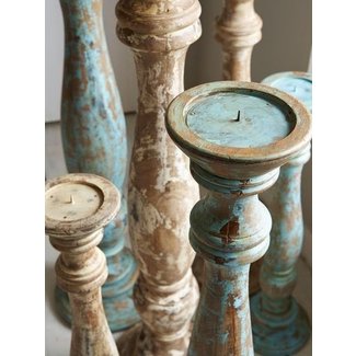 Large Wooden Candle Holders - Foter