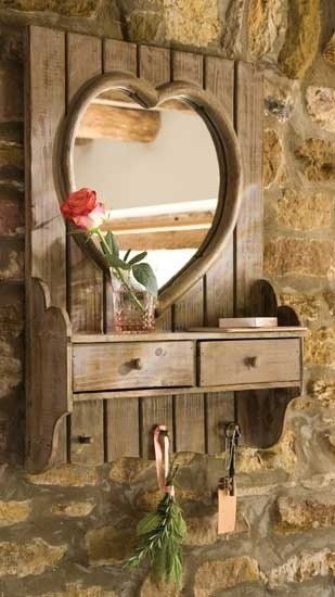Mirror with drawers