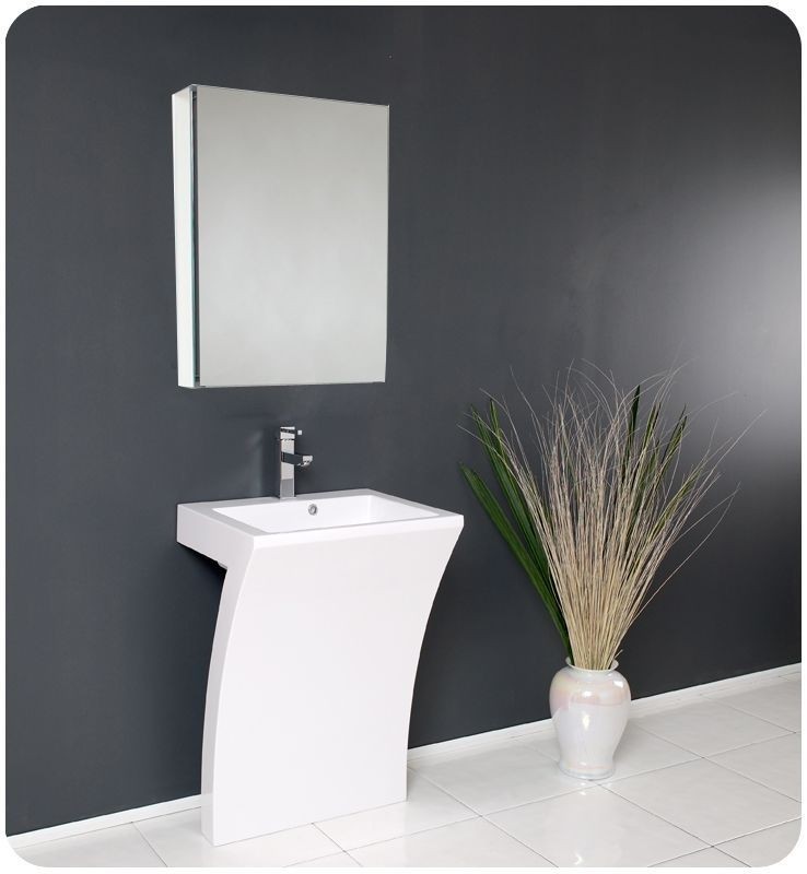 Modern pedestal sinks for small bathroom 7