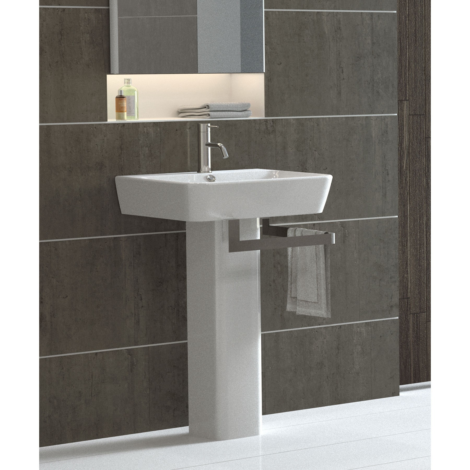 Modern pedestal sinks for small bathrooms 1