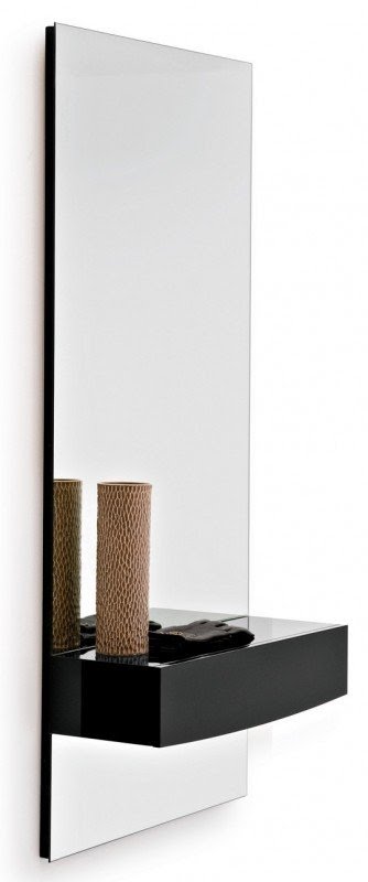 dressing mirror with shelf