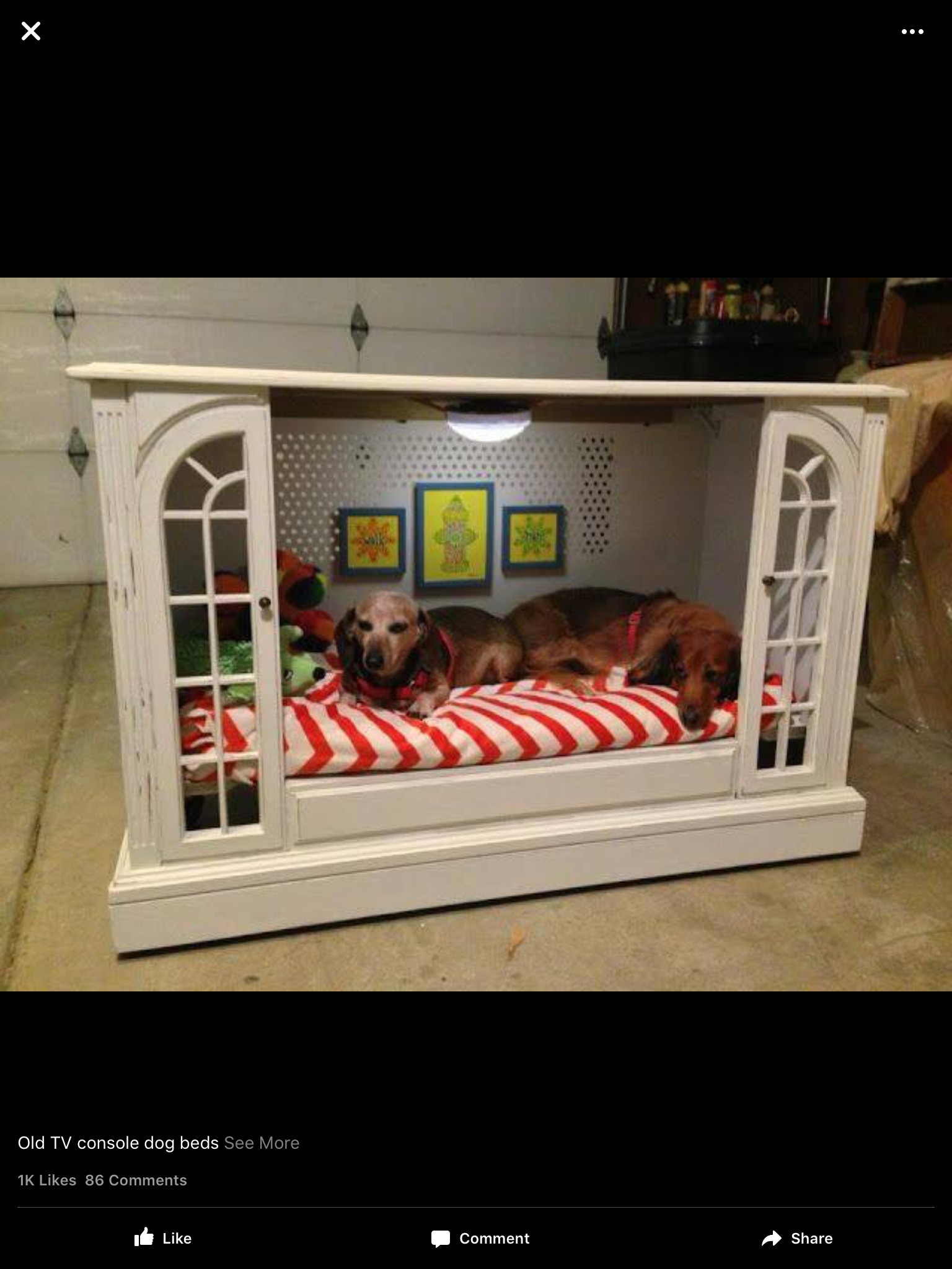 rustic dog bed ideas