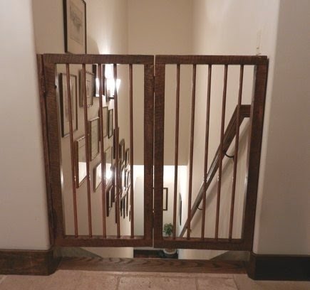 Stairway pet gate 2