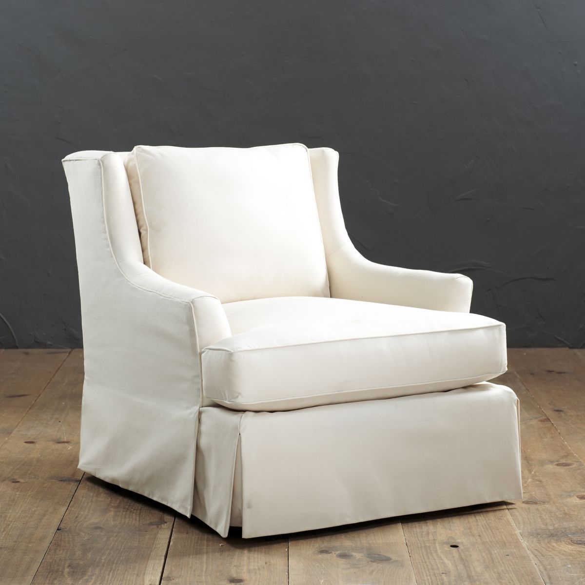 Upholstered swivel rocker chairs