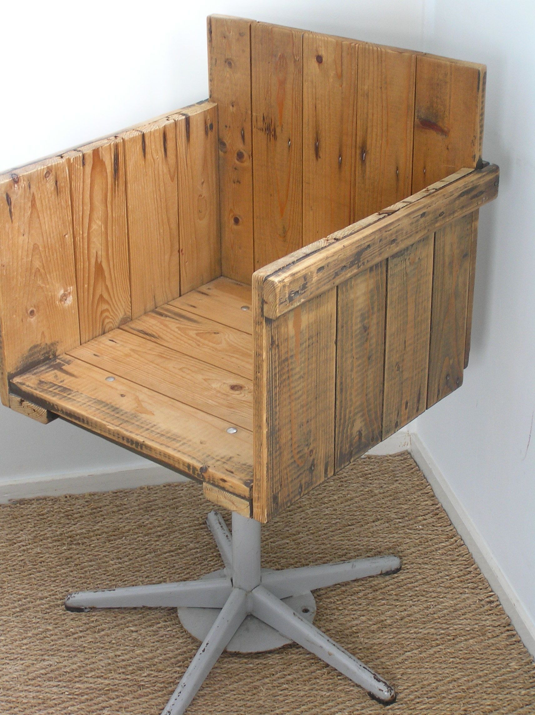Vintage wooden office chair