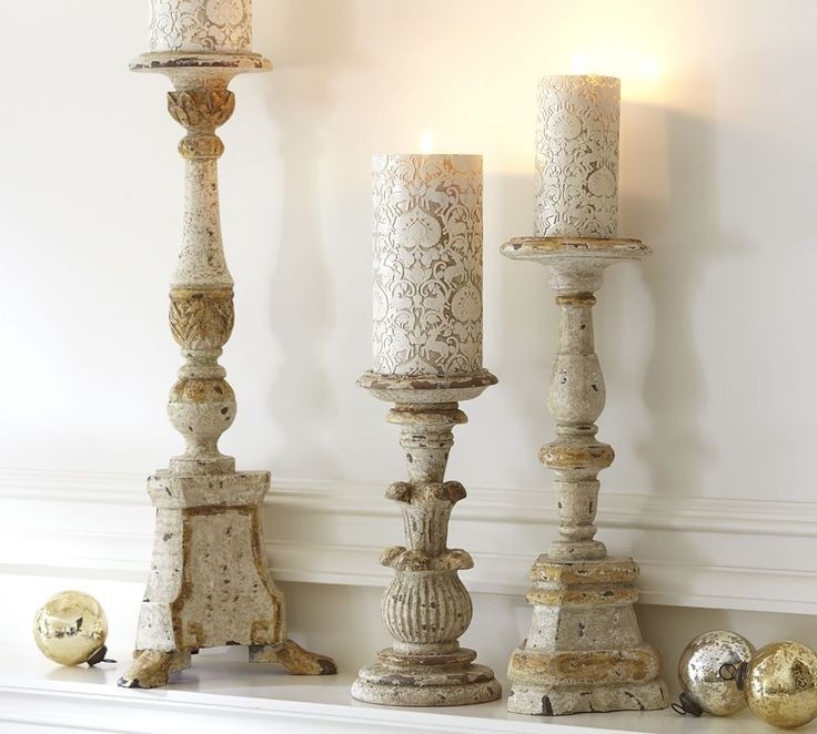 Large Wooden Candle Holders - Foter