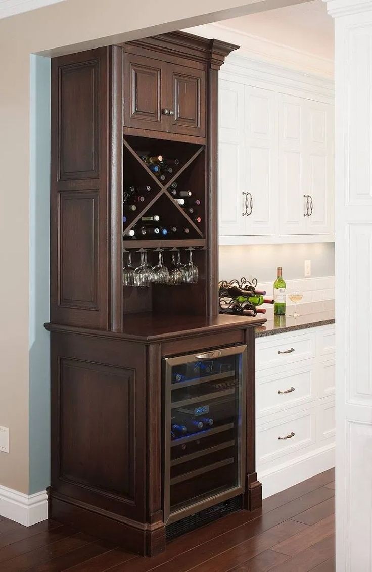 mini wine cooler cabinet