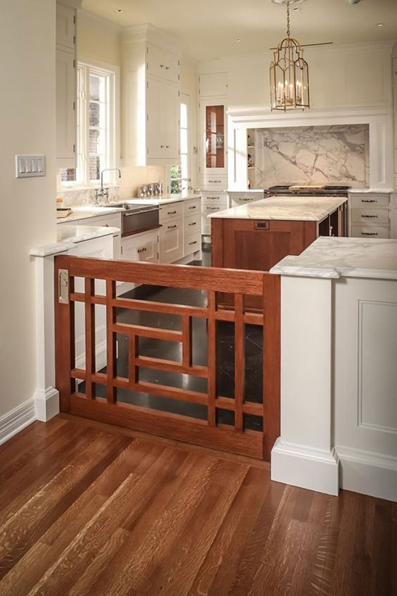 indoor dog house with gate