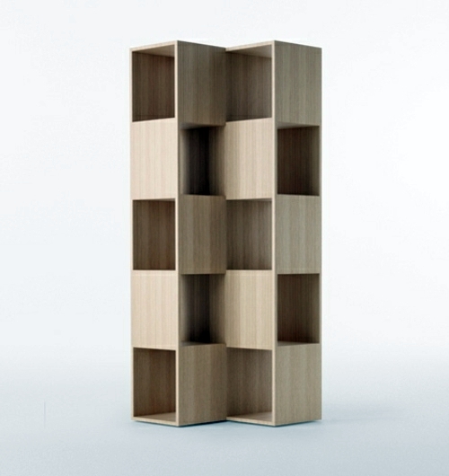 Wooden cube bookcase 3