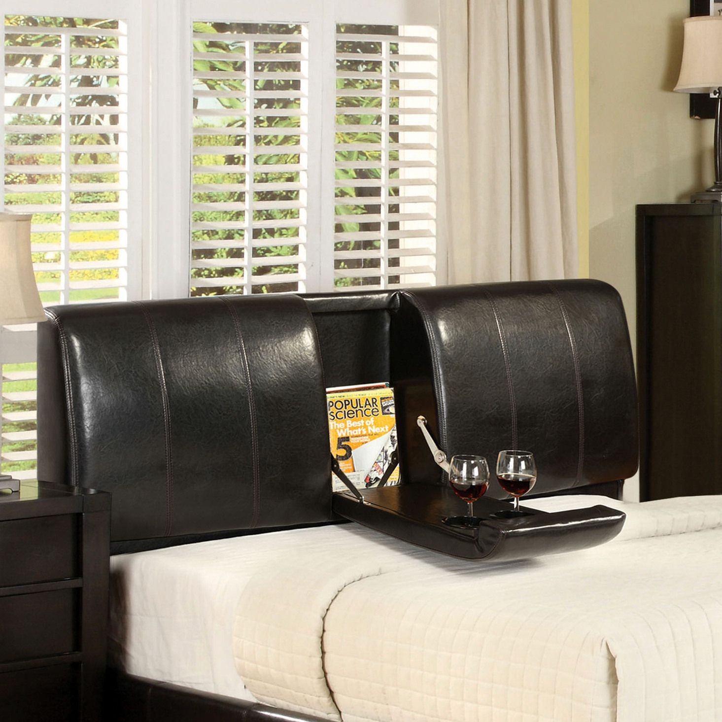 Cal King Leather Headboard   Foter