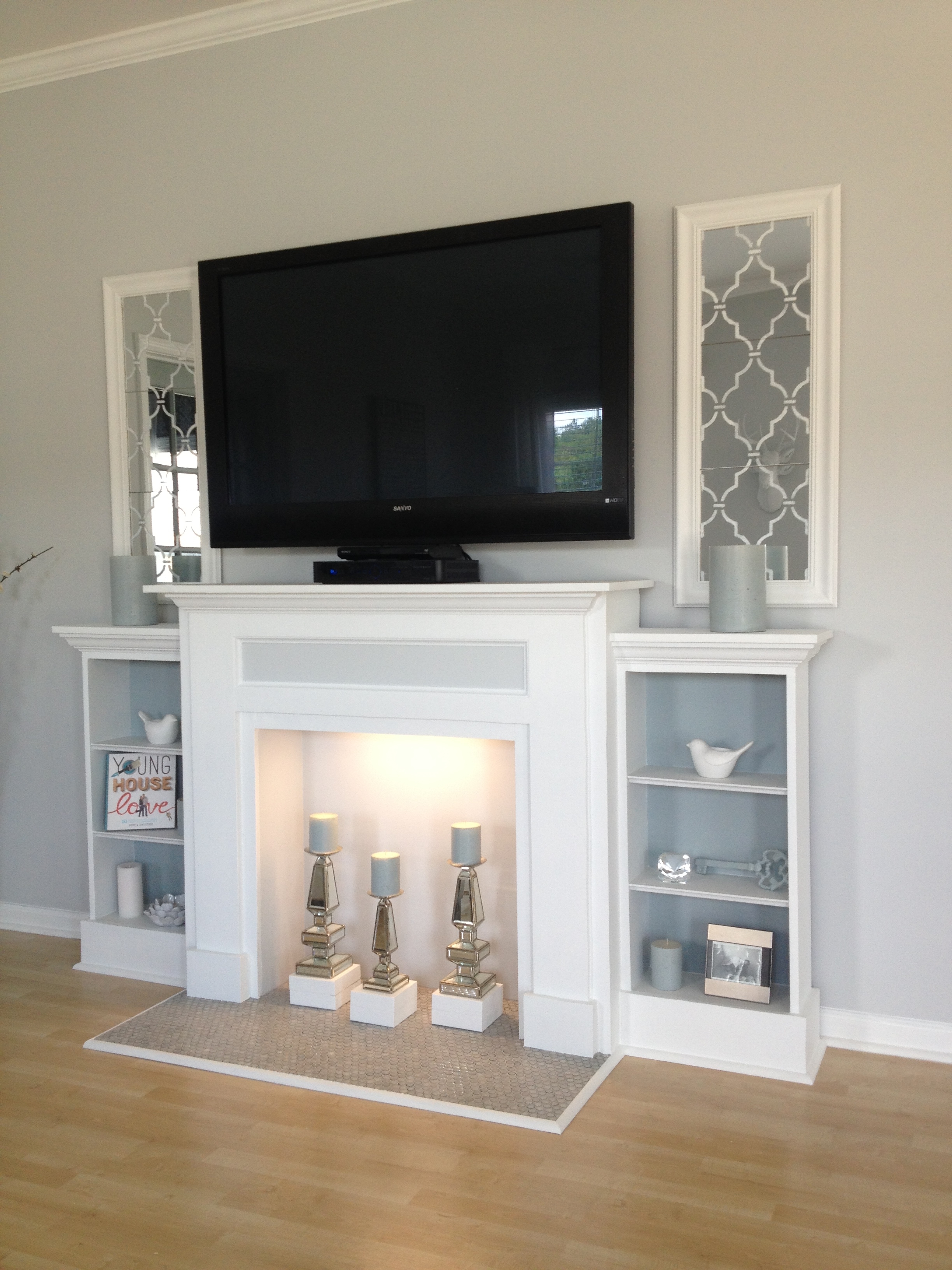 How to build a built in entertainment center