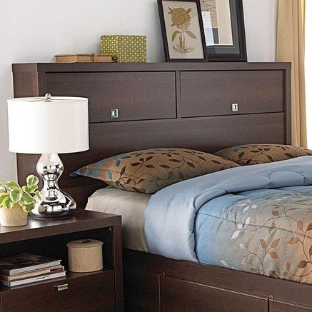 King Size Headboard With Shelves Ideas On Foter