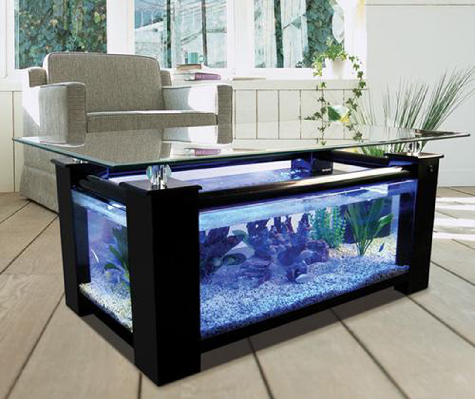 Large glass coffee tables