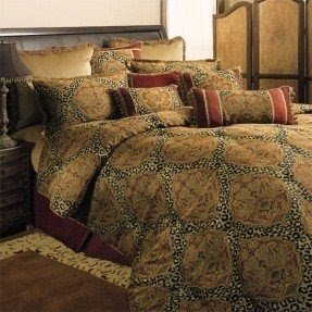 Leopard comforter set