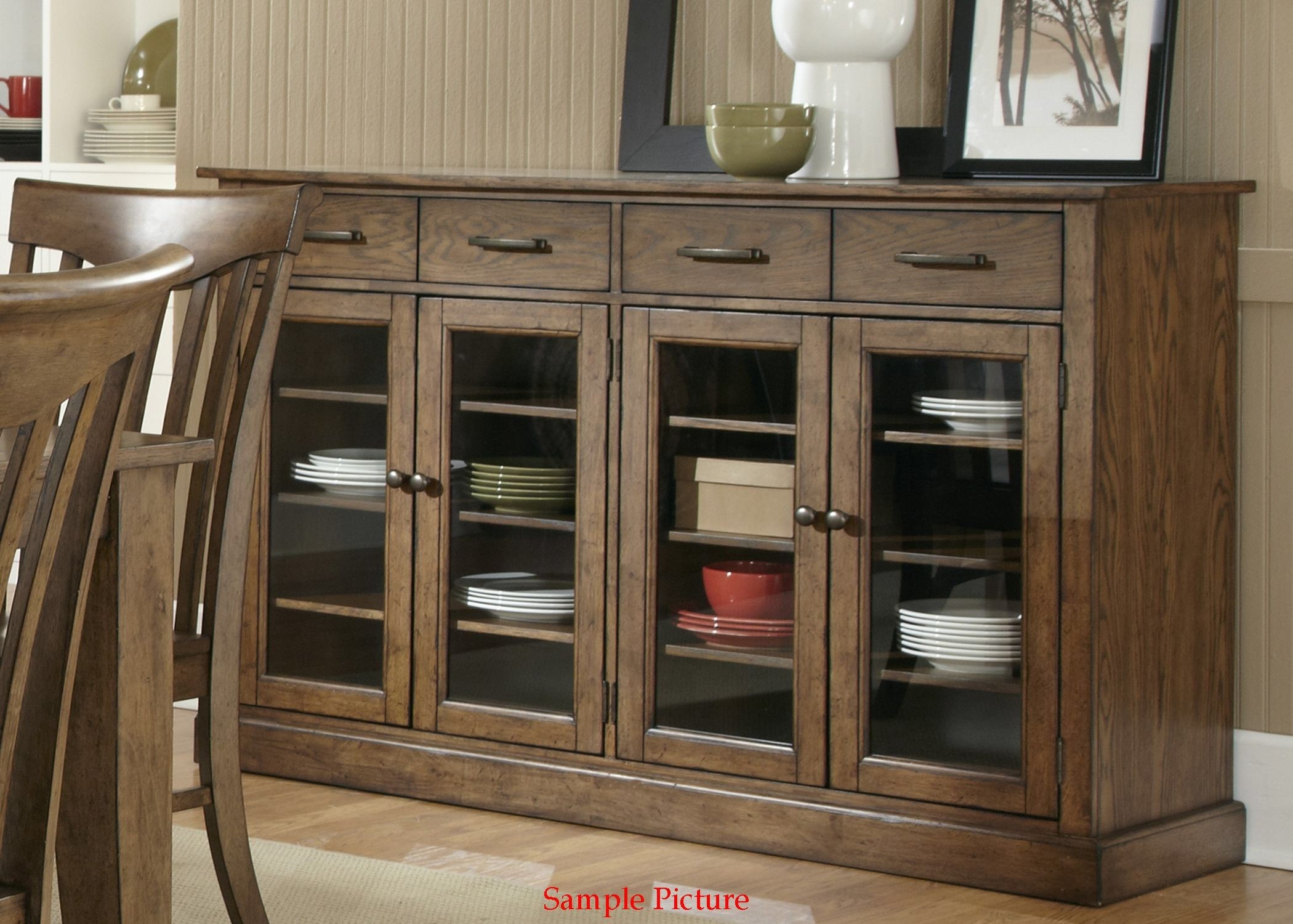 Sideboards And Buffets With Glass Doors Ideas on Foter