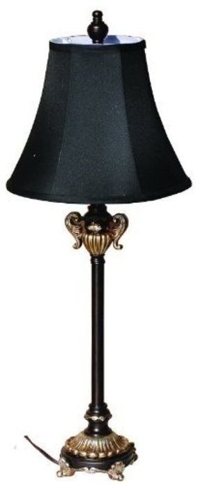 Black And Gold Buffet Lamps