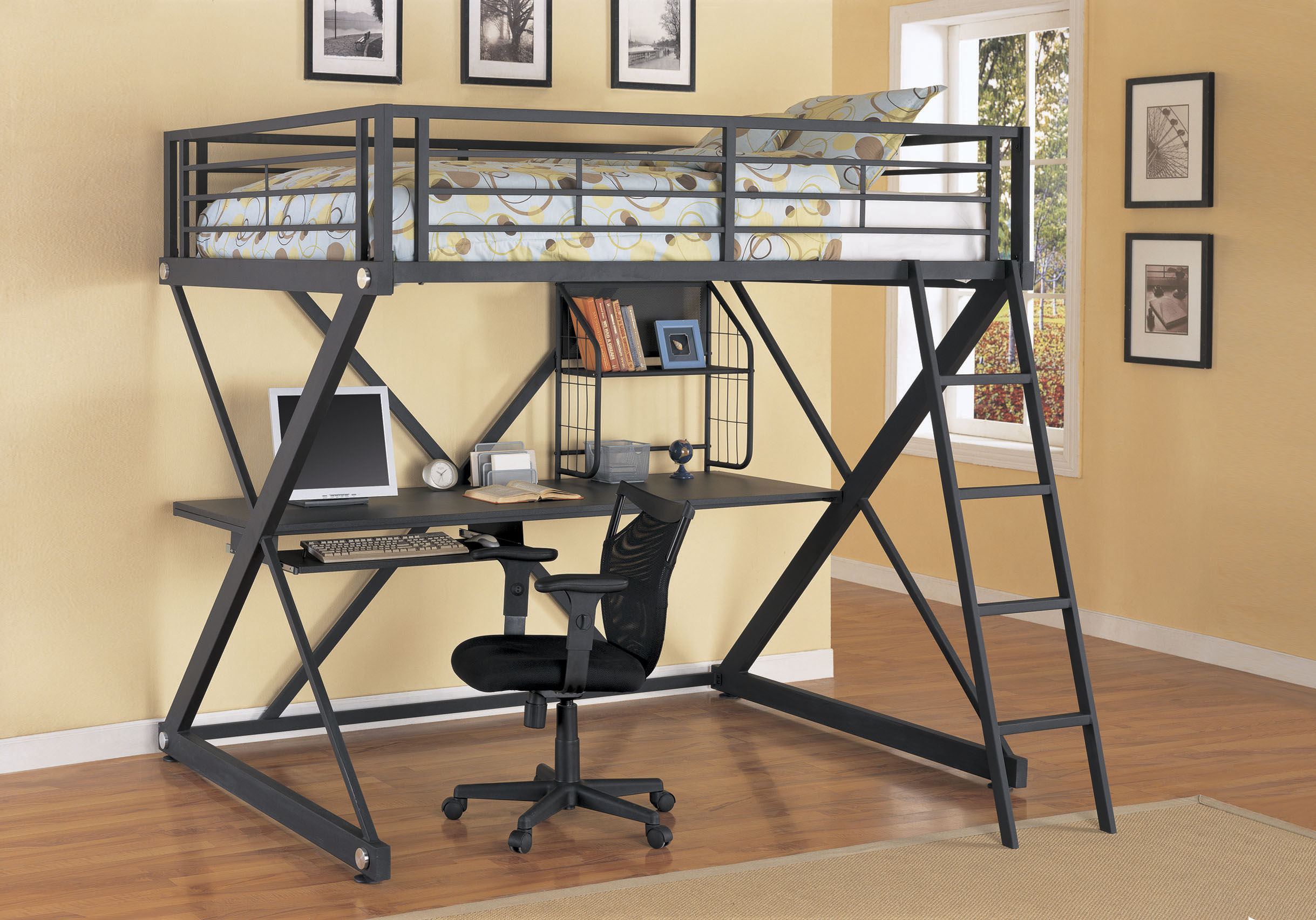 Bunk Bed With Study Station by Powell Furniture