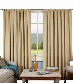 Off White Blackout Velvet Pole Pocket Single Panel Curtain 50 X 96 Half Price Drapes Drap Cool Curtains Velvet Curtains Half Price Drapes