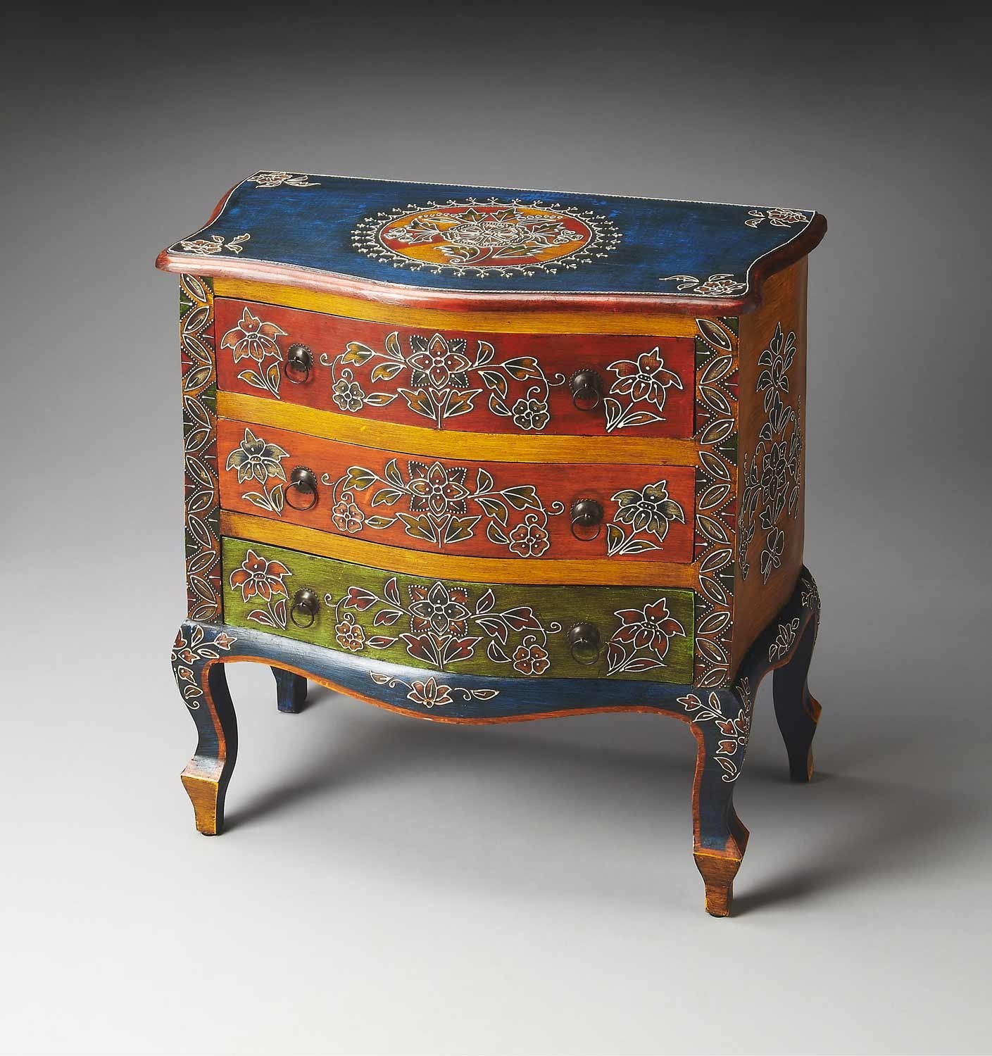 Butler Specialty Artifacts Farhana Hand Painted Accent Chest