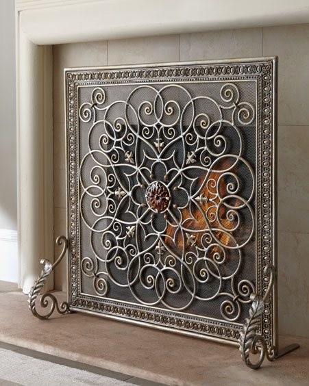 fireplace screen covers