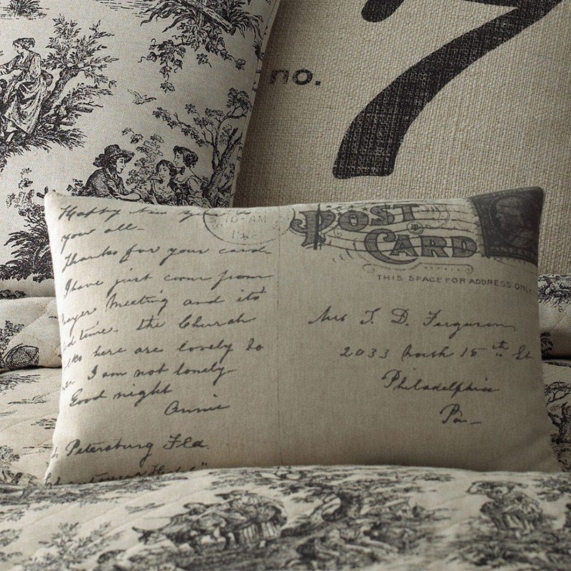 French toile bedding