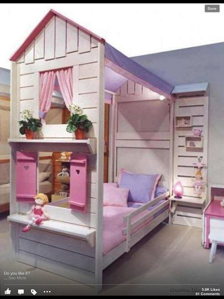 castle bed for girl