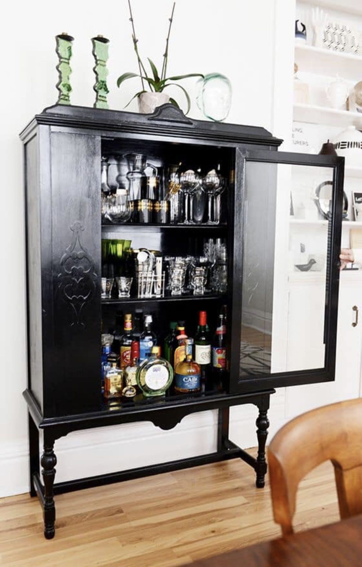 Liquor Cabinet with Lock - Foter