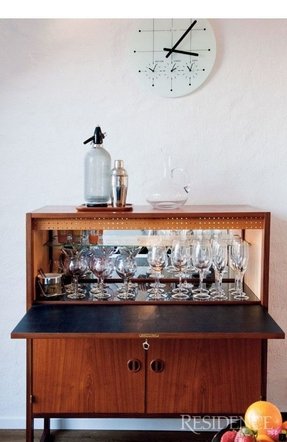 Locked Bar Cabinet - Foter