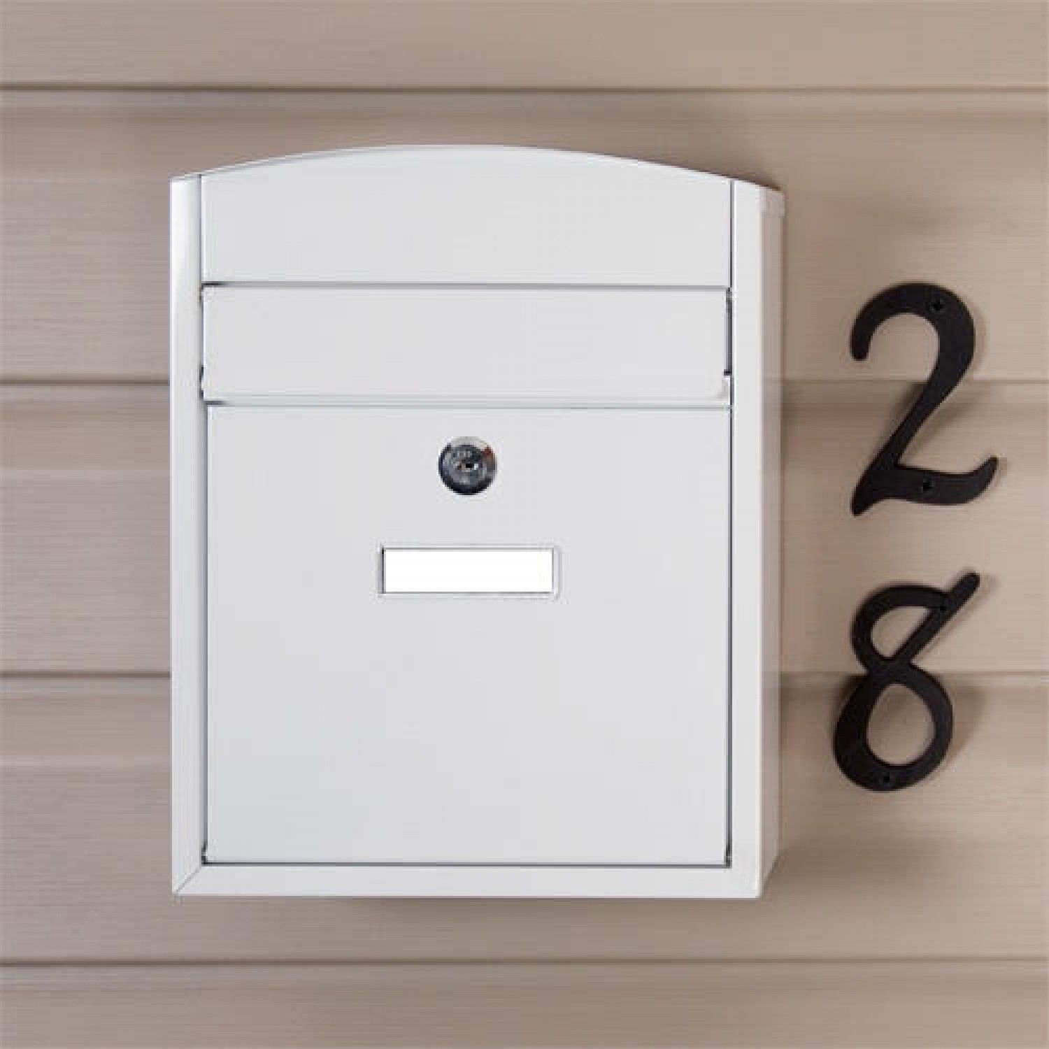 Locking wall mount mailboxes 12